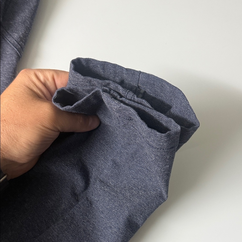 Lululemon Men's ABC Pant Slim Tech Canvas Navy Blue - 32W/32L - Picture 8 of 17